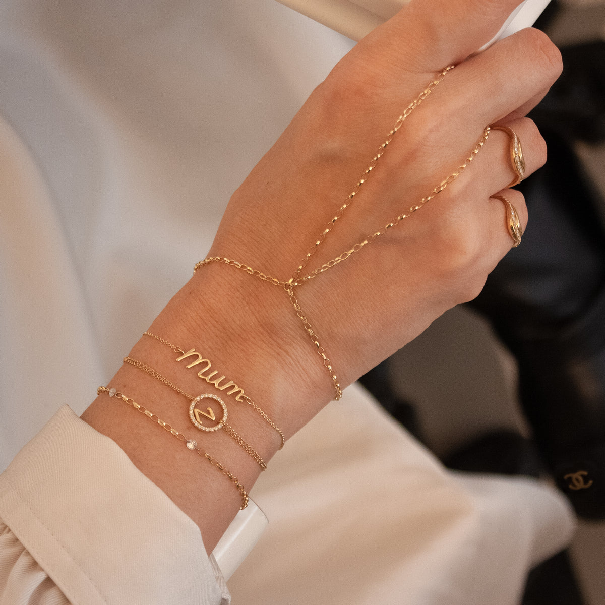 Mum bracelet online gold