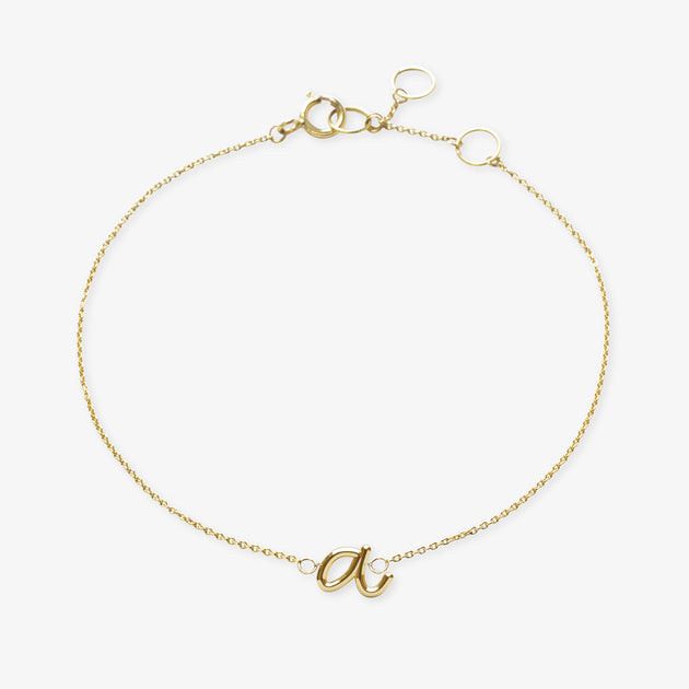 The Alkemistry 18ct yellow gold Love Letter hoop (single)