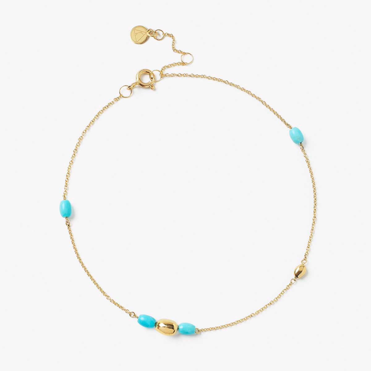 Gold turquoise deals bracelet