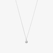 ARIA - 18ct gold, 0.23ct drilled diamond necklace