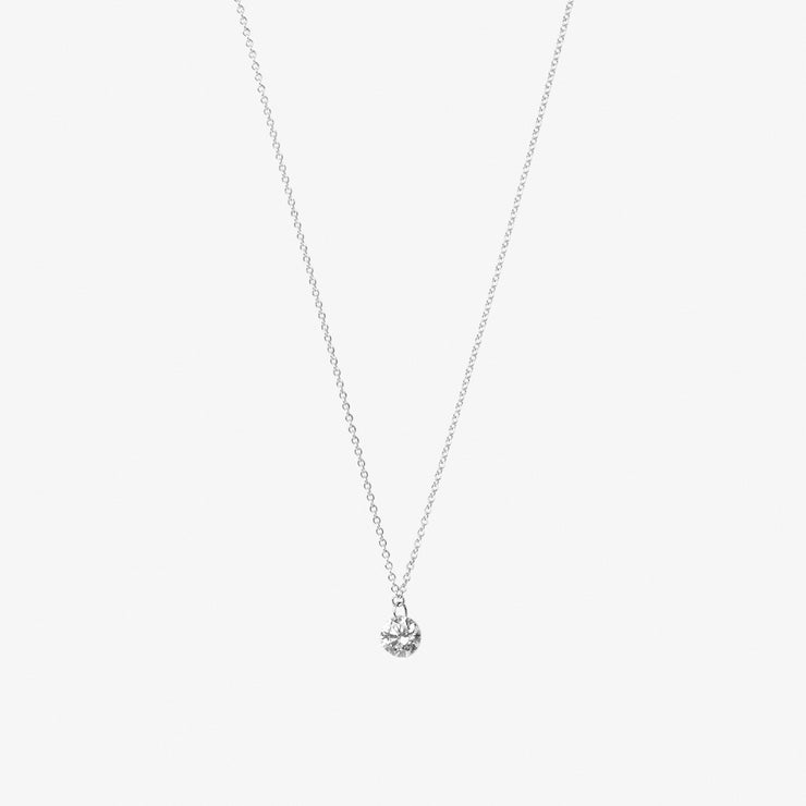 ARIA - 18ct gold, 0.23ct drilled diamond necklace